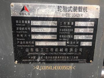 دیزل موتور لودرهای چرخ دار استفاده شده / لودر چرخ فشرده SDLG LG956L