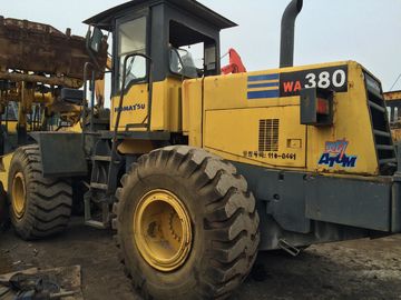 کیفیت  187hp Second Hand Wheel Loaders WA380-3 , Komatsu Compact Wheel Loader 3.2cbm کارخانه