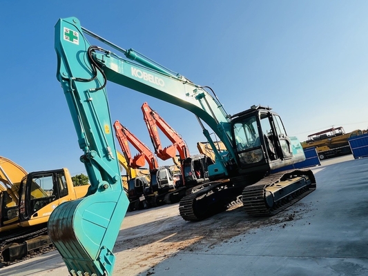کیفیت  Original Used Kobelco SK210LC-8 Hydraulic Crawer Excavator 21 Tons Secondhand Digger کارخانه