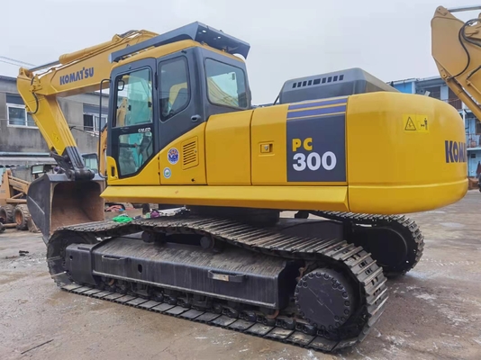 سطل 1.4 متر مکعبی 30t هیدرولیک خزنده دست دوم کوماتسو بیل مکانیکی PC300-7