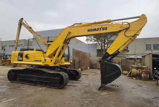 سطل 1.4 متر مکعبی 30t هیدرولیک خزنده دست دوم کوماتسو بیل مکانیکی PC300-7