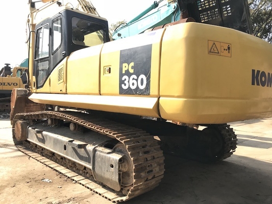 خزنده هیدرولیک PC360-7 بیل مکانیکی کوماتسو دست دوم با سطل 16 متر مکعبی