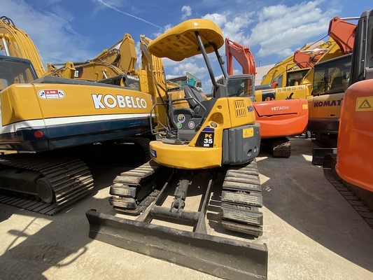 بیل مکانیکی کوماتسو 3 تن 3915KG3 PC35MR-2 هیدرولیک خزنده کارکرده