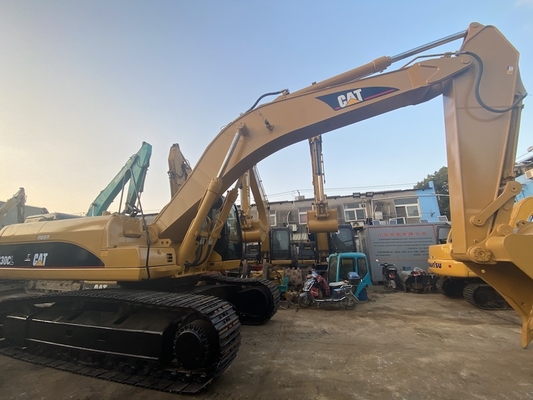 بیل مکانیکی خزنده هیدرولیک 30t دست دوم CAT 330CL سطل 1.7 متر مکعب 35108 کیلوگرم