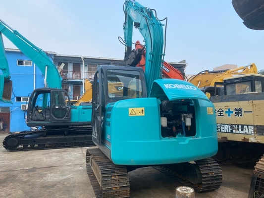 بیل مکانیکی خزنده هیدرولیک 7t دست دوم SK75-8 با سطل 0.4m3 6850KG
