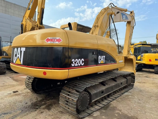 دست دوم CAT Caterpillar 320C هيدروليک کاوشگر کاوشگر ماشین آلات ساخت و ساز 20 تن