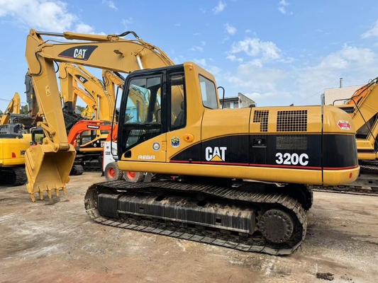 دست دوم CAT Caterpillar 320C هيدروليک کاوشگر کاوشگر ماشین آلات ساخت و ساز 20 تن
