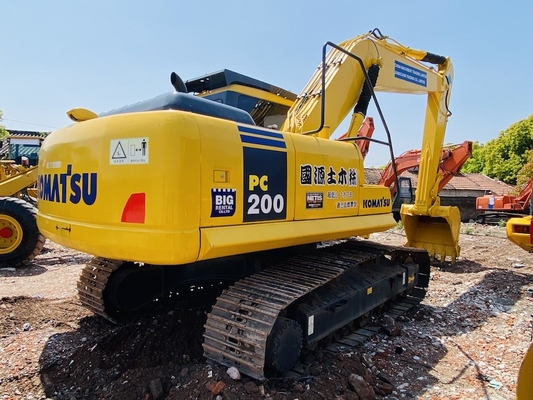 20 تن اصلی ژاپن دست دوم کاماتسو PC200-7 Excavator Crawler در فروش