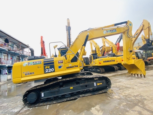22 تن اصلی ژاپن دست دوم کاماتسو PC220-8 Excavator Crawler در فروش