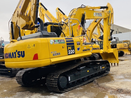 22 تن اصلی ژاپن دست دوم کاماتسو PC220-8 Excavator Crawler در فروش