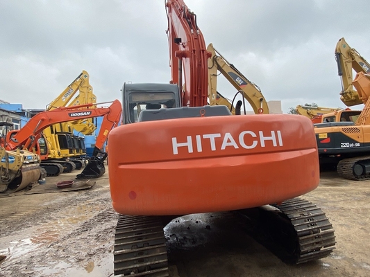 12 تن اصلی ژاپن استفاده شده Hitachi ZX120 Excavator Crawler با قدرت موتور 66KW و ظرفیت سطل 0.52m3