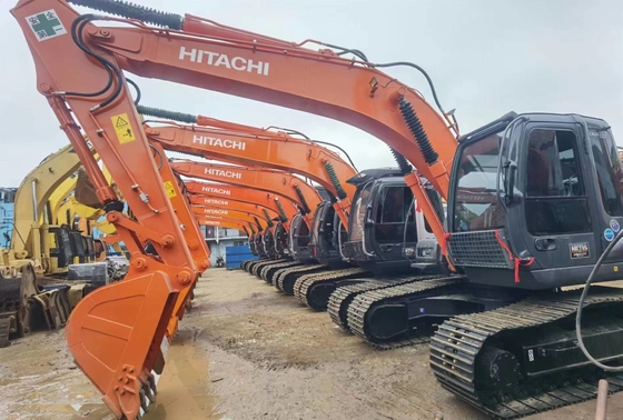 20 تن اصلی ژاپنی استفاده شده Hitachi ZX200 Excavator Crawler با قدرت موتور 109.6KW و ظرفیت 0.8 m3