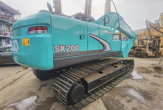 20 تن اصلی ژاپن استفاده شده Kobelco SK200-8 Excavator Crawler با قدرت موتور 114KW و ظرفیت 0.8 m3
