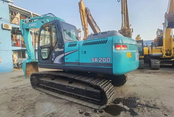 20 تن اصلی ژاپن استفاده شده Kobelco SK200-8 Excavator Crawler با قدرت موتور 114KW و ظرفیت 0.8 m3