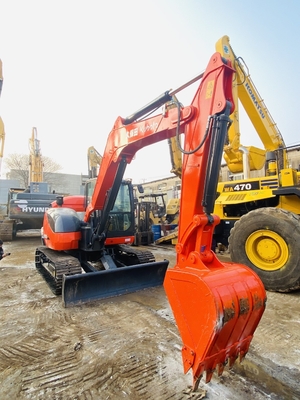 8 تن اصلی ژاپن استفاده شده Kubota KX183 Excavator Crawler با قدرت موتور 47.8 KW و ظرفیت سطل 0.31 m3