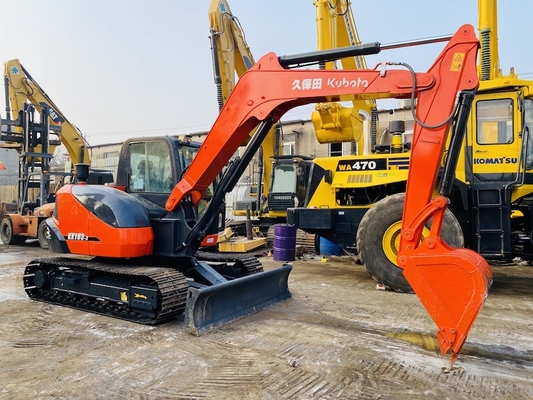 8 تن اصلی ژاپن استفاده شده Kubota KX183 Excavator Crawler با قدرت موتور 47.8 KW و ظرفیت سطل 0.31 m3