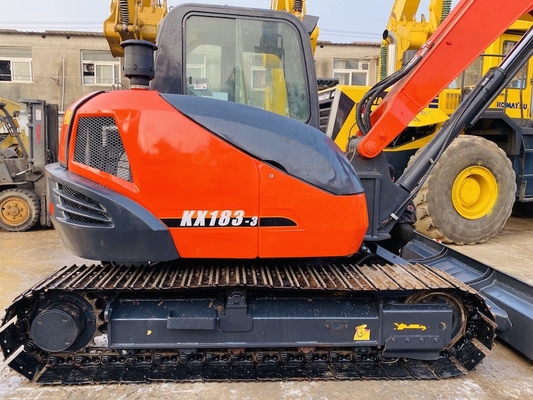 8 تن اصلی ژاپن استفاده شده Kubota KX183 Excavator Crawler با قدرت موتور 47.8 KW و ظرفیت سطل 0.31 m3