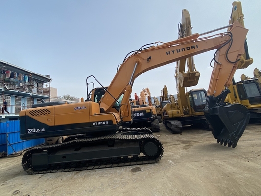 22 تن اصلی ژاپن دست دوم Hyundai R220 Crawler Excavator