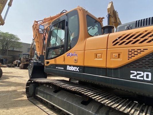 22 تن اصلی ژاپن دست دوم Hyundai R220 Crawler Excavator