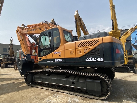 22 تن اصلی ژاپن دست دوم Hyundai R220 Crawler Excavator