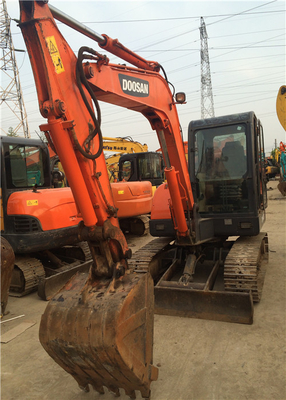 6 تن اصلی استفاده شده Doosan DH60-7 Excavator Crawler با ظرفیت 0.09-0.2 m3 سطل