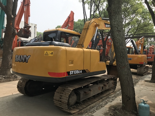 13 تن استفاده شده Sany SY135C-9 حفاری هیدرولیک با ظرفیت 0.53 m3 سطل
