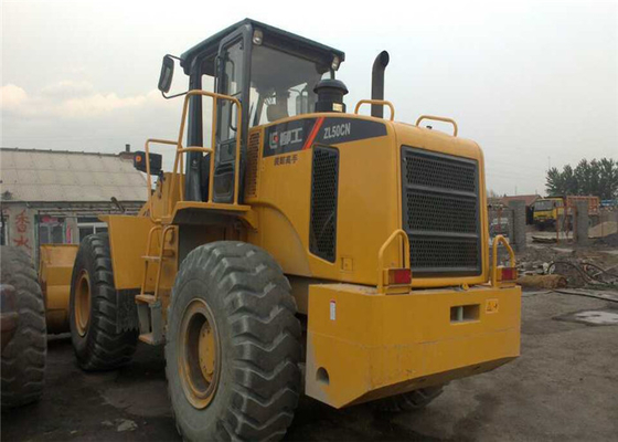 3-5 تن بارگیری چرخ Liugong ZL50CN استفاده شده 1.8-5.6cbm بارگیری سطل