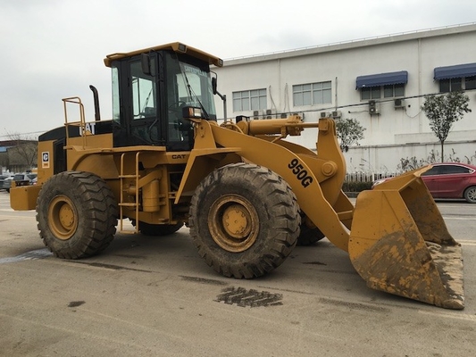 5-6 تن بارگذاری چرخ Cat 950G استفاده شده 2.9-3.6 m3 بارگذاری سطل