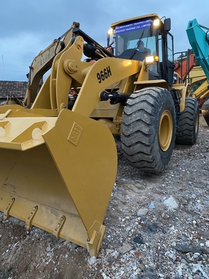 بارگذاری چرخ CAT 966H استفاده شده 3.4-4.2 m3 بارگذاری سطل