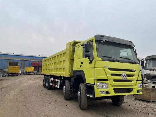 استفاده شده HOWO SINOTRUK کامپ 8x4 دست دوم HOWO 375 HP کامپ برای فروش