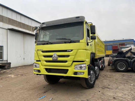 استفاده شده HOWO SINOTRUK کامپ 8x4 دست دوم HOWO 375 HP کامپ برای فروش
