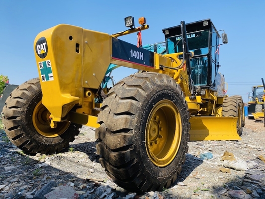 تجهیزات سنگین استفاده شده Caterpillar Cat 140H موتور درجه بندي کننده دست دوم با ریپر برای فروش