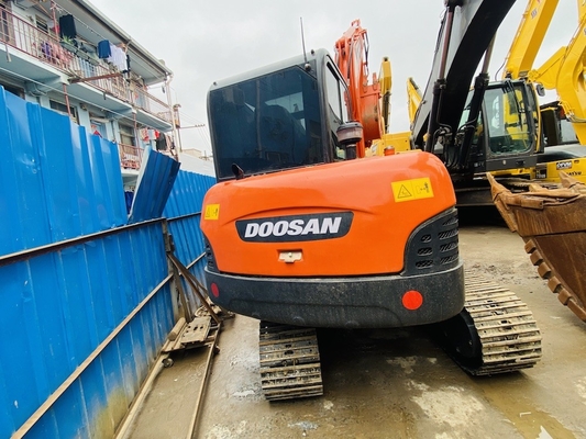 6 تن اصلی استفاده شده Doosan DH60-7 Excavator Crawler دست دوم با ظرفیت 0.09-0.2 m3
