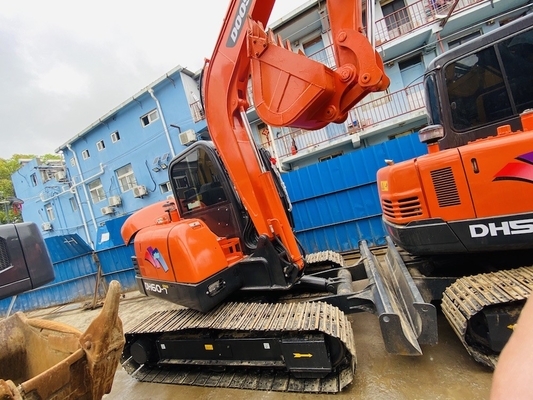 6 تن اصلی استفاده شده Doosan DH60-7 Excavator Crawler دست دوم با ظرفیت 0.09-0.2 m3