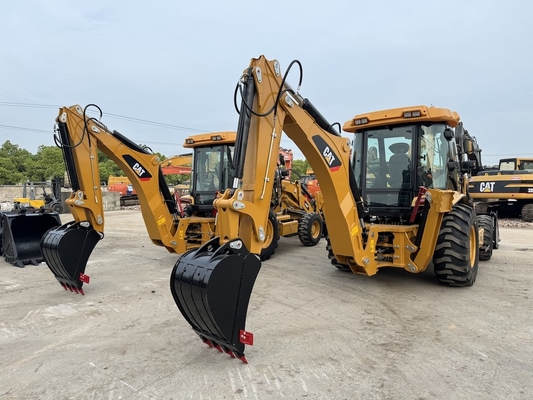 استفاده شده CAT Caterpillar 420F بارگیری ماشین کاوشگر هیدرولیک ماشین دست دوم CAT Excavator