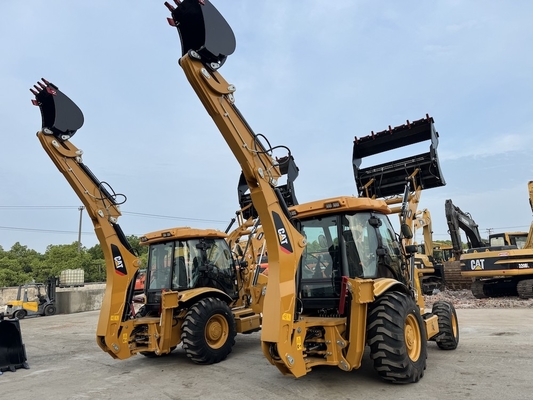 استفاده شده CAT Caterpillar 420F بارگیری ماشین کاوشگر هیدرولیک ماشین دست دوم CAT Excavator