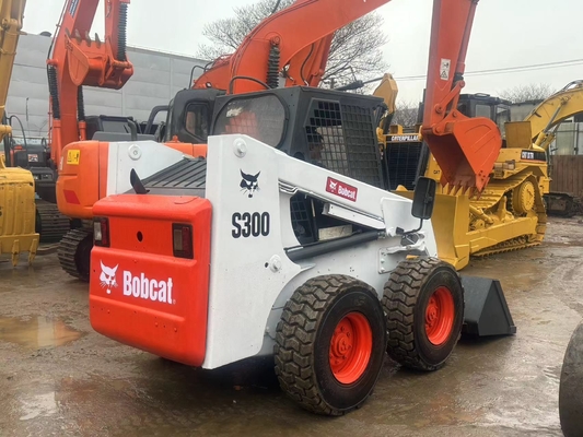 Bobcat S300 Mini Skid Steer Loader استفاده شده ، Bobcat Skid Loader دست دوم 1m3 60KW
