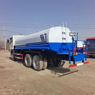 20 m3 245hp دست دوم Kinland Dongfeng 6x4 اسپرینکر تانک آب کامیون تانک آب استفاده شده کامیون
