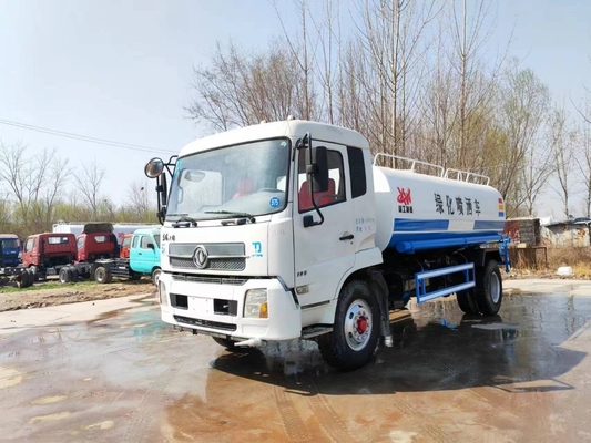 15CBM 185hp دست دوم کينلند دونگفنگ اسپريکر تانک آب کاميون تانک آب استفاده شده