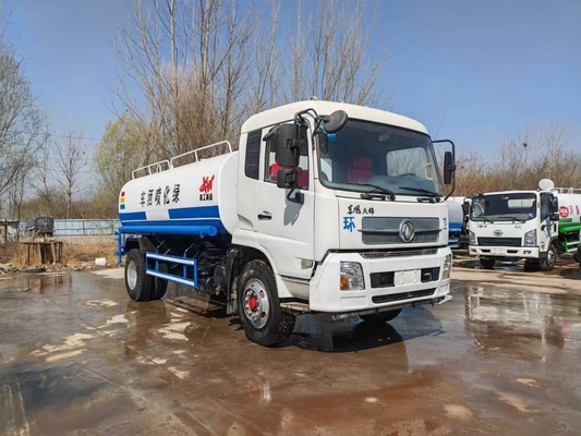 15CBM 185hp دست دوم کينلند دونگفنگ اسپريکر تانک آب کاميون تانک آب استفاده شده