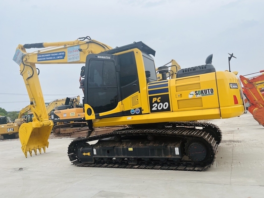 PC200-8 20 تن استفاده شده Backhoe Crawler حفاری هیدرولیک اصلی ژاپن