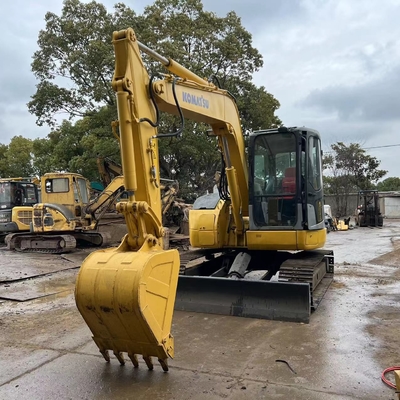 7 تن استفاده شده Komatsu PC78US حفاری دست دوم Komatsu Crawler Excavator ماشین آلات ساختمانی