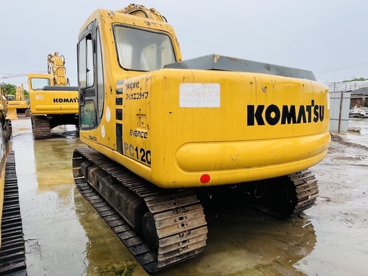 12 تن ژاپن ساخته شده استفاده شده Komatsu PC120-6 حفاری دست دوم Komatsu هيدرولیک خزنده حفاری