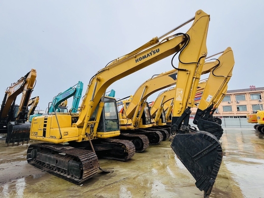 12 تن ژاپن ساخته شده استفاده شده Komatsu PC120-6 حفاری دست دوم Komatsu هيدرولیک خزنده حفاری