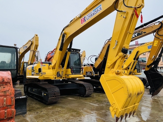 استفاده شده Komatsu PC220-8 دست دوم کاوشگر حفاری Backhoe 1 CBM ظرفیت سطل ماشین آلات ساختمانی