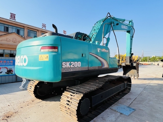استفاده شده Kobelco SK200-8 کاوشگر هیدرولیک کاوشگر دست دوم 20 تن کاوشگر Backhoe