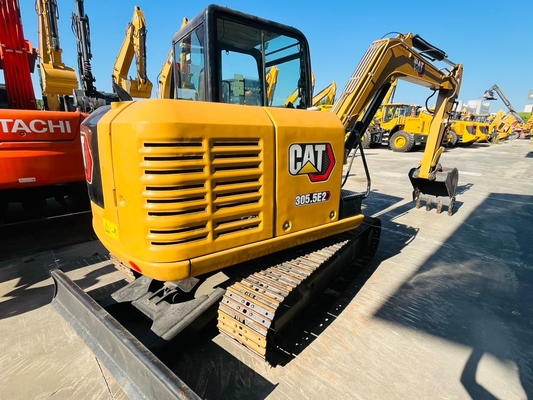 مینی Excavator Origianl ژاپن CAT 305.5E2 استفاده شده هیدرولیک Excavator 5 تن استفاده شده Caterpillar Excavator