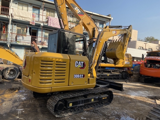 حفاری Caterpillar دست دوم در ژاپن استفاده شده CAT 306E2 حفاری Crawler 6 تن ماشین آلات ساختمانی