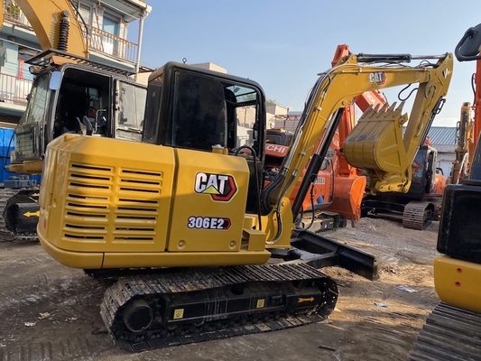 حفاری Caterpillar دست دوم در ژاپن استفاده شده CAT 306E2 حفاری Crawler 6 تن ماشین آلات ساختمانی