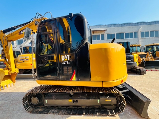 0.33 CBM CAT 307E2 ماشین حفاری Caterpillar دست دوم ژاپن ساخت ماشین حفاری Crawler استفاده شده 7 تن ماشین آلات ساختمانی